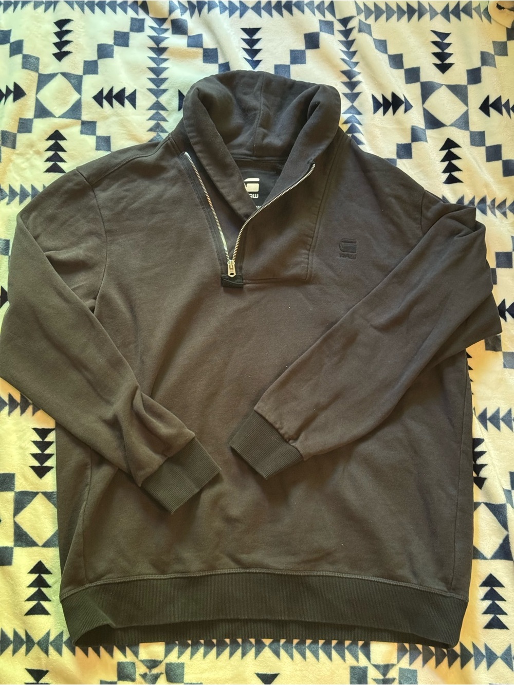 G-Star Dark Gray Half-Zip Men's Sweatshirt